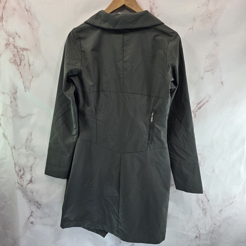 Nau Dress Womens 8 M Gray Windbreaker Zip Long Sleeve Tech Nique Assymetric - Picture 6 of 13